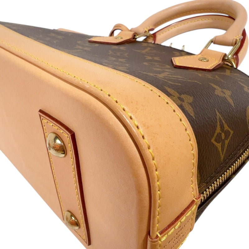 ルイ・ヴィトン LOUIS VUITTON アルマBB M53152 ブラウン　ゴールド金具 モノグラムキャンバス レディース ショルダーバッグ