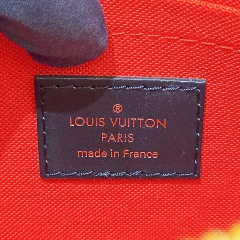 ルイ・ヴィトン LOUIS VUITTON オンザゴーEW M46653 ブラウン ゴールド金具 モノグラム・ジャイアント・リバース レディース トートバッグ