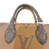 ルイ・ヴィトン LOUIS VUITTON オンザゴーEW M46653 ブラウン ゴールド金具 モノグラム・ジャイアント・リバース レディース トートバッグ