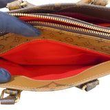 ルイ・ヴィトン LOUIS VUITTON オンザゴーEW M46653 ブラウン ゴールド金具 モノグラム・ジャイアント・リバース レディース トートバッグ