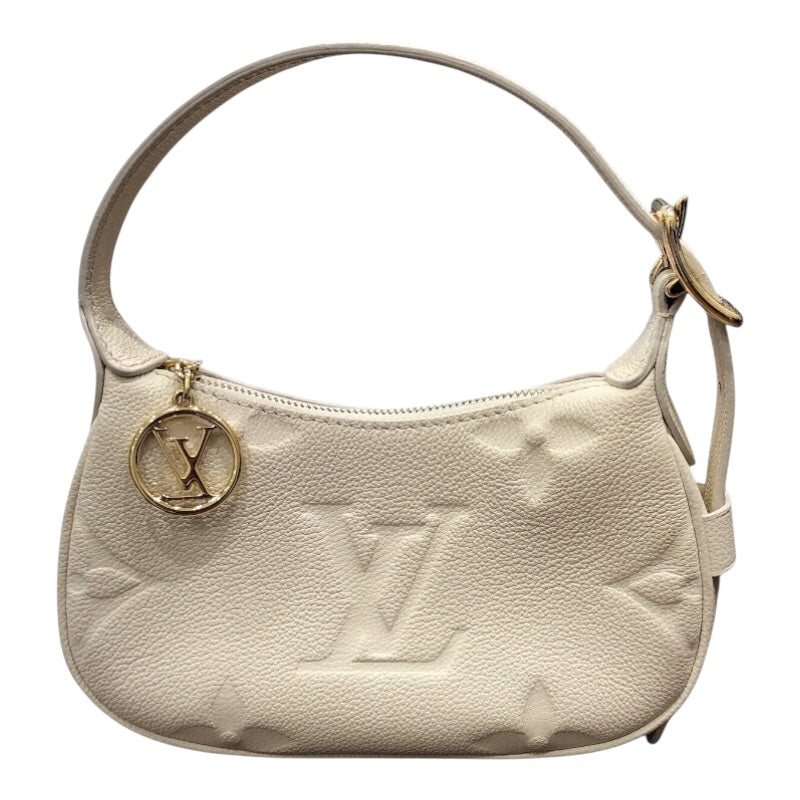 ルイ・ヴィトン LOUIS VUITTON ミニムーン M82519 ホワイト モノグラムアンプラントレザー レディース ハンドバッグ