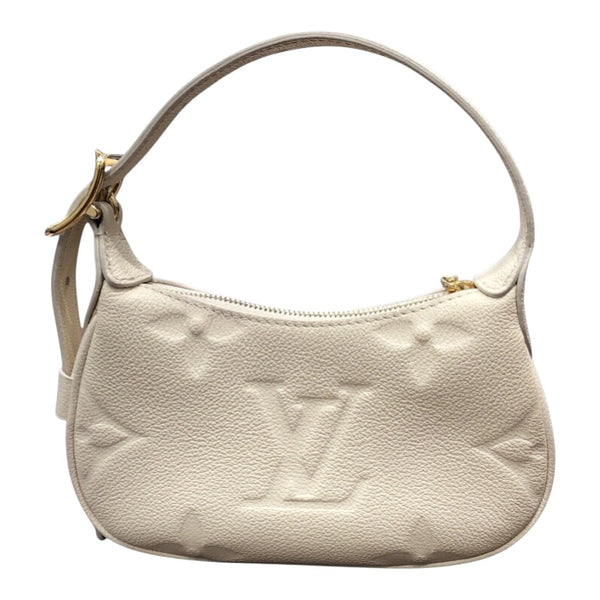 ルイ・ヴィトン LOUIS VUITTON ミニムーン M82519 ホワイト モノグラムアンプラントレザー レディース ハンドバッグ