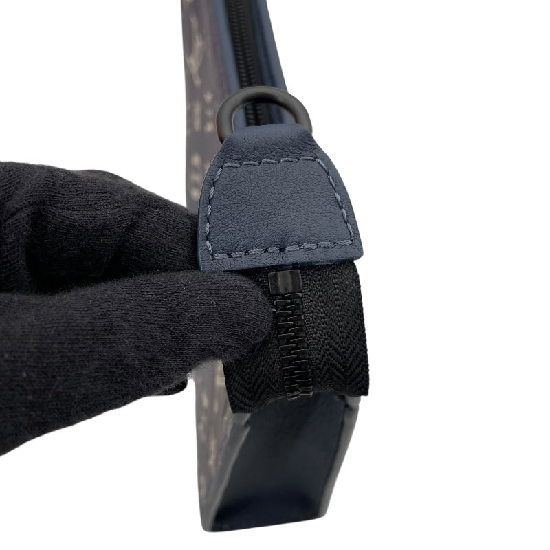 ルイ・ヴィトン LOUIS VUITTON ガストンウェアラブルウォレット M83384 インクブルー モノグラム・シャドウ メンズ ショルダーバッグ