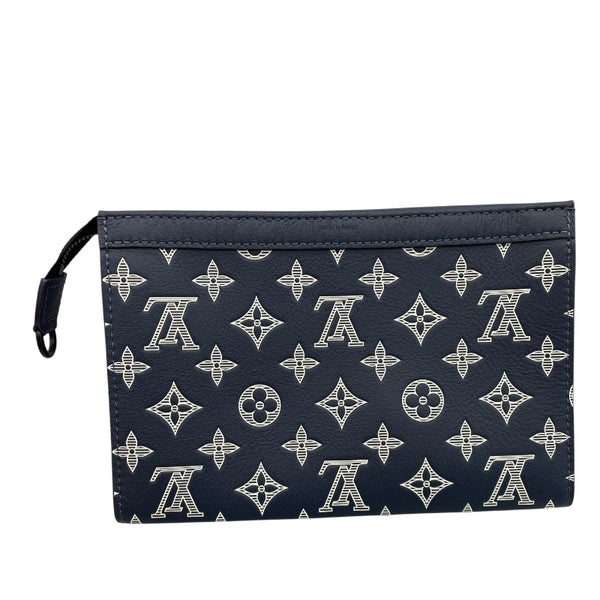 ルイ・ヴィトン LOUIS VUITTON ガストンウェアラブルウォレット M83384 インクブルー モノグラム・シャドウ メンズ ショルダーバッグ