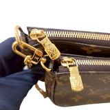 ルイ・ヴィトン LOUIS VUITTON ミュルティ・ポシェット・アクセソワール M44840 ブラウン　ピンク モノグラム レディース ショルダーバッグ