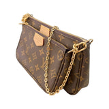 ルイ・ヴィトン LOUIS VUITTON ミュルティ・ポシェット・アクセソワール M44840 ブラウン　ピンク モノグラム レディース ショルダーバッグ