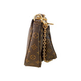 ルイ・ヴィトン LOUIS VUITTON ミュルティ・ポシェット・アクセソワール M44840 ブラウン　ピンク モノグラム レディース ショルダーバッグ