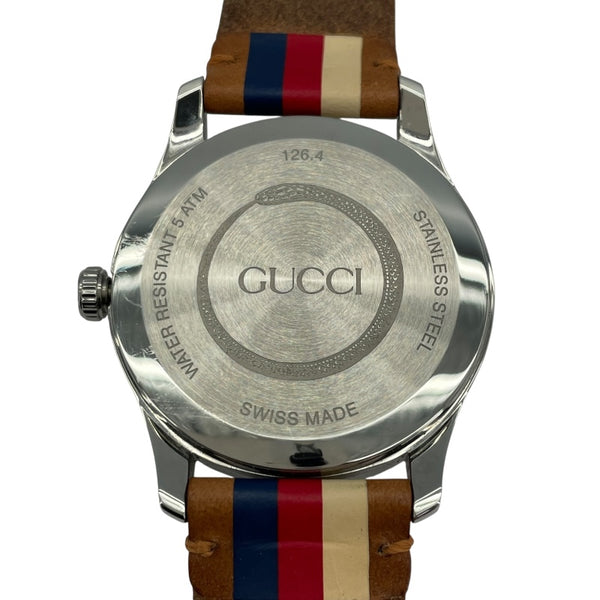 グッチ GUCCI Gタイムレス シェリーライン 126.4 マルチカラー SS ユニセックス 腕時計