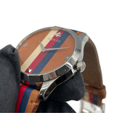グッチ GUCCI Gタイムレス シェリーライン 126.4 マルチカラー SS ユニセックス 腕時計