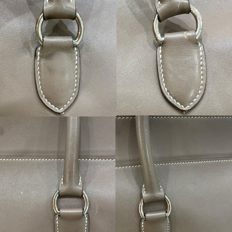 エルメス HERMES ツールボックス26 エトゥープ/シルバー金具 スイフト レディース ハンドバッグ