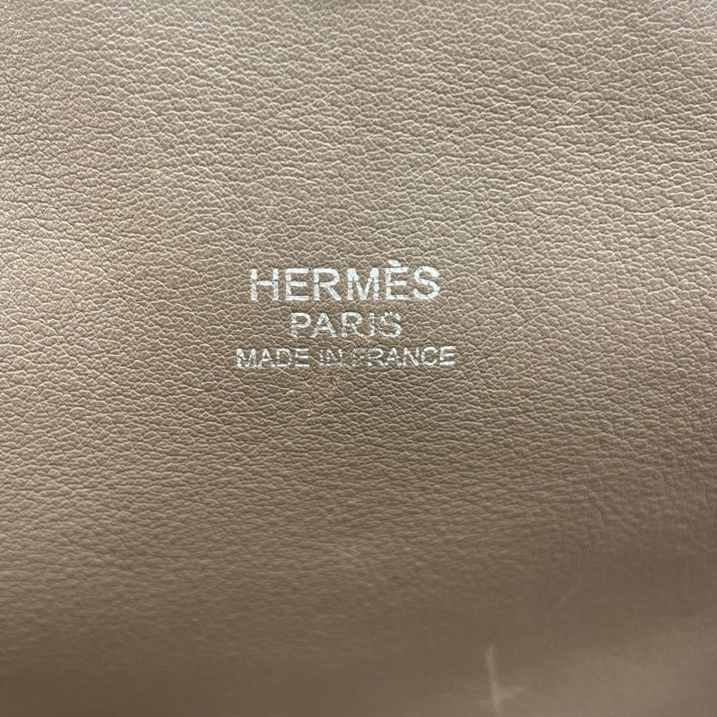 エルメス HERMES ツールボックス26 エトゥープ/シルバー金具 スイフト レディース ハンドバッグ
