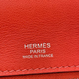 エルメス HERMES サックヴァンキャトル29 Y刻 ルージュビヴォワンヌ・ノワール/シルバー金具 トゴ・スイフト レディース ハンドバッグ