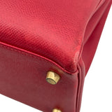 エルメス HERMES ケリー35 〇Z刻印 （1996年製） ルージュヴィフ ゴールド金具 グシュベル レディース ショルダーバッグ