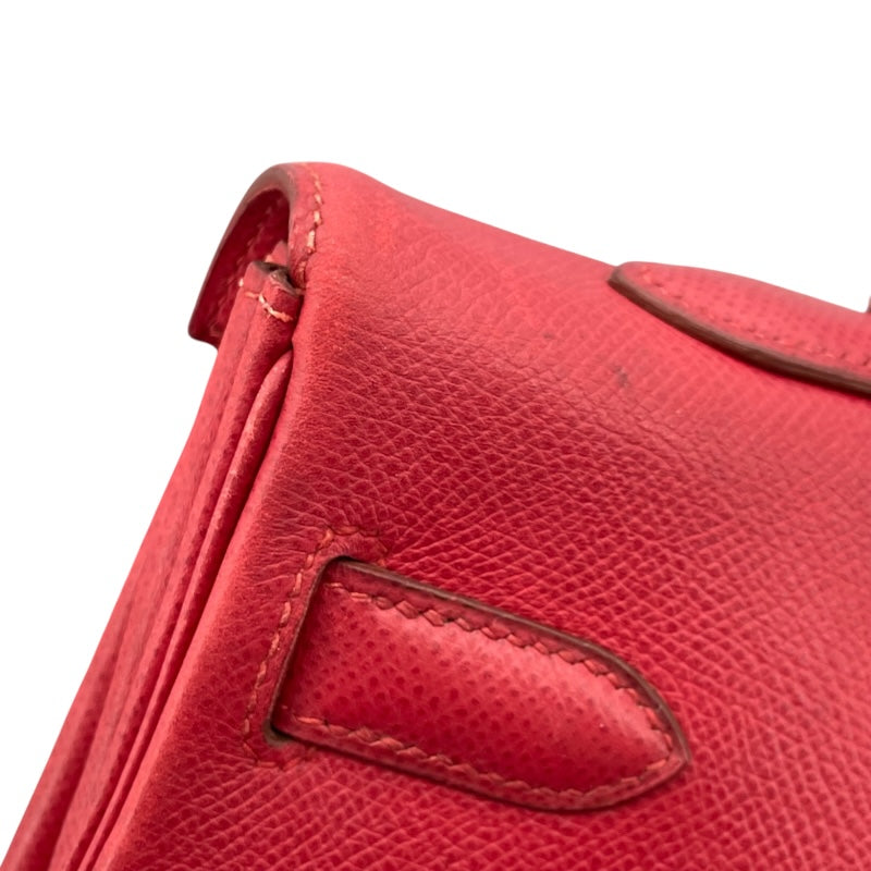 エルメス HERMES ケリー35 〇Z刻印 （1996年製） ルージュヴィフ ゴールド金具 グシュベル レディース ショルダーバッグ