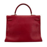 エルメス HERMES ケリー35 〇Z刻印 （1996年製） ルージュヴィフ ゴールド金具 グシュベル レディース ショルダーバッグ