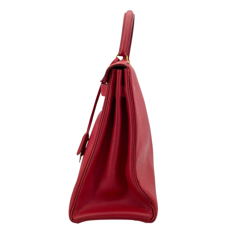 エルメス HERMES ケリー35 〇Z刻印 （1996年製） ルージュヴィフ ゴールド金具 グシュベル レディース ショルダーバッグ