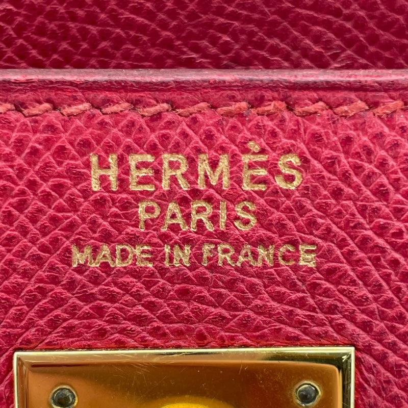 エルメス HERMES ケリー35 〇Z刻印 （1996年製） ルージュヴィフ ゴールド金具 グシュベル レディース ショルダーバッグ