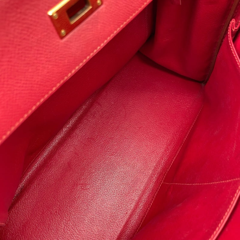 エルメス HERMES ケリー35 〇Z刻印 （1996年製） ルージュヴィフ ゴールド金具 グシュベル レディース ショルダーバッグ