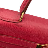 エルメス HERMES ケリー35 〇Z刻印 （1996年製） ルージュヴィフ ゴールド金具 グシュベル レディース ショルダーバッグ