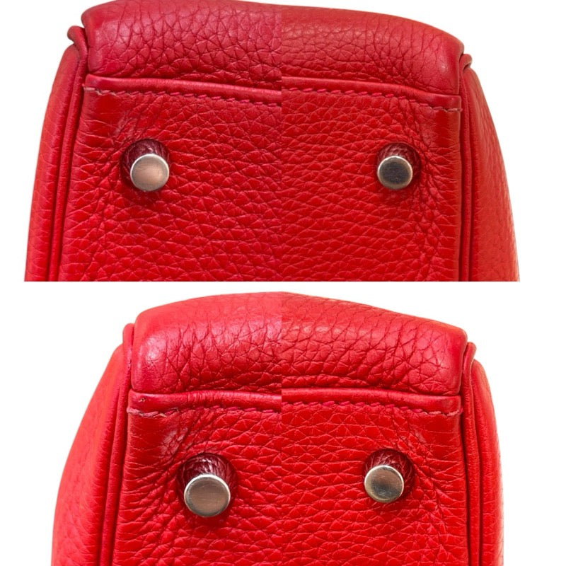エルメス HERMES ケリー32 内縫い T刻印 ルージュカザック・シルバー金具 トリヨン レディース ハンドバッグ