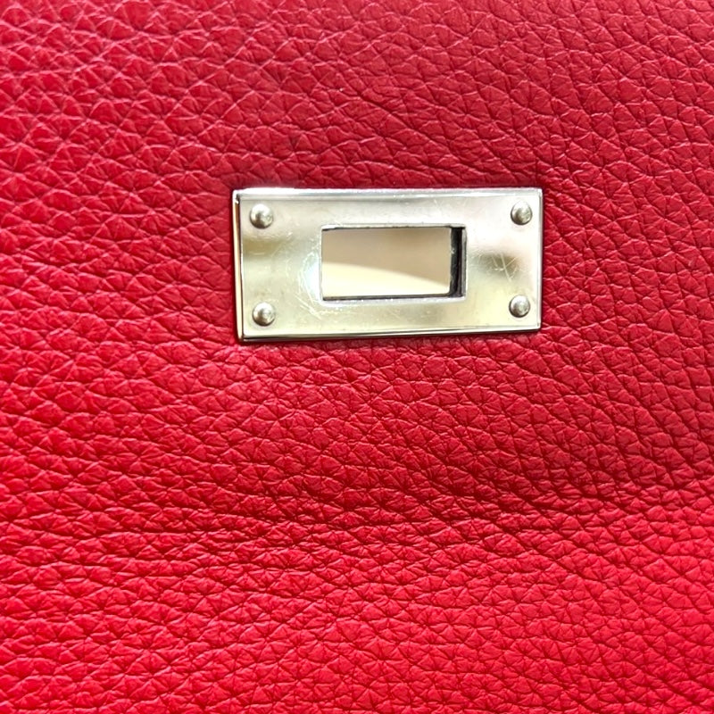 エルメス HERMES ケリー32 内縫い T刻印 ルージュカザック・シルバー金具 トリヨン レディース ハンドバッグ