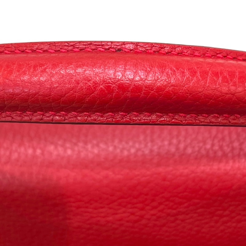 エルメス HERMES ケリー32 内縫い T刻印 ルージュカザック・シルバー金具 トリヨン レディース ハンドバッグ