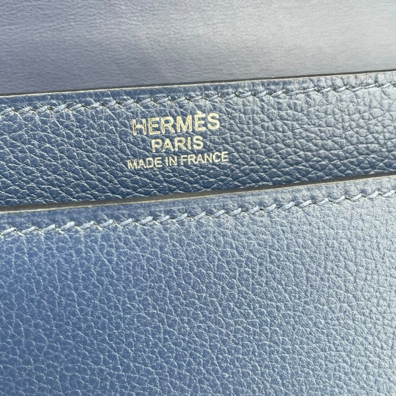 エルメス HERMES エルメス2002 26 C刻 ブルーブライトン SV金具 エヴァーカラー レディース ショルダーバッグ