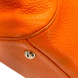 エルメス HERMES パリボンベイ40 □L刻 オレンジ SV金具 トリヨン レディース トートバッグ