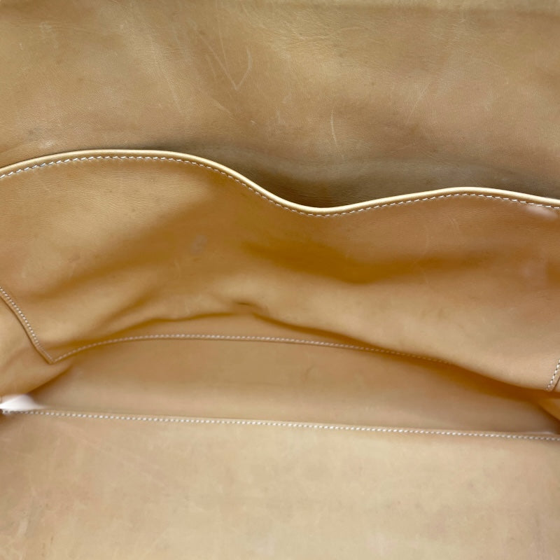 エルメス HERMES パリボンベイ40 □L刻 オレンジ SV金具 トリヨン レディース トートバッグ