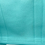エルメス HERMES ガーデンパーティPM X刻 アイボリー/ブルー SV金具 トワル レディース トートバッグ