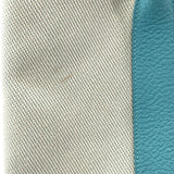 エルメス HERMES ガーデンパーティPM X刻 アイボリー/ブルー SV金具 トワル レディース トートバッグ