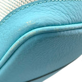 エルメス HERMES ガーデンパーティPM X刻 アイボリー/ブルー SV金具 トワル レディース トートバッグ