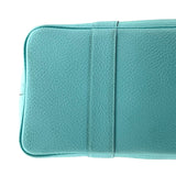 エルメス HERMES ガーデンパーティPM X刻 アイボリー/ブルー SV金具 トワル レディース トートバッグ