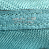 エルメス HERMES ガーデンパーティPM X刻 アイボリー/ブルー SV金具 トワル レディース トートバッグ