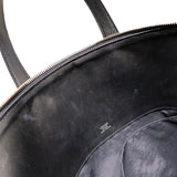 エルメス HERMES サックイブーMM □J刻 ブラック トワル・レザー ユニセックス ハンドバッグ