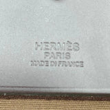 エルメス HERMES エールジップ50 U刻 ブラウン/ベージュ SV金具 トワル レディース ハンドバッグ