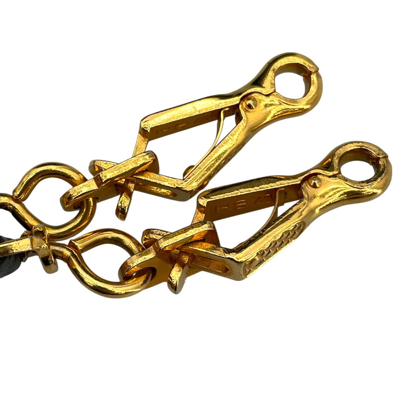 エルメス HERMES ケリー28 外縫い 〇K刻 ブラック GD金具 カイマンクロコ レディース ショルダーバッグ