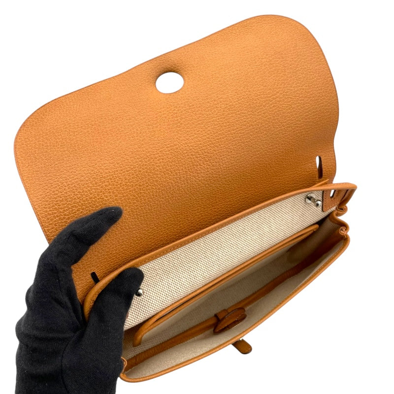 エルメス HERMES サックコロラドPM □H刻 ナチュラル SV金具 トワル レディース ショルダーバッグ