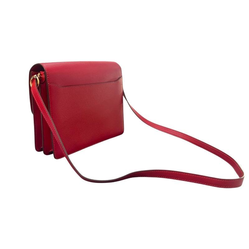 エルメス HERMES ロウリス23 D刻 ルージュクー/ゴールド金具 エバーカラー レディース ショルダーバッグ