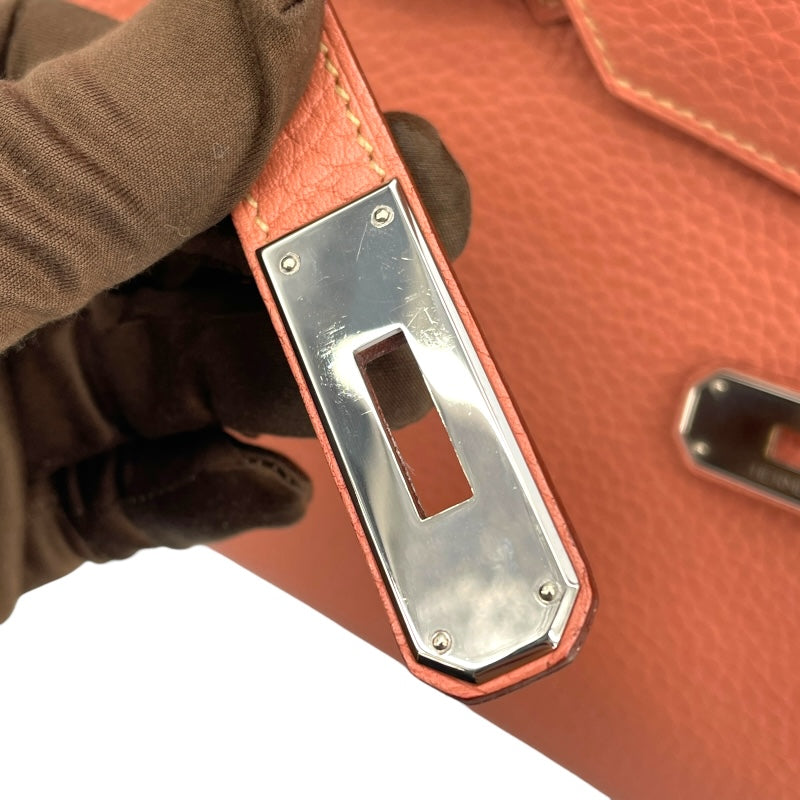 エルメス HERMES バーキン30 T刻 ローズティ SV金具 トリヨン レディース ハンドバッグ