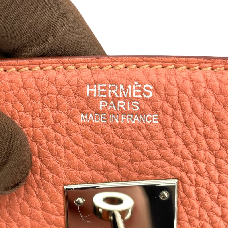 エルメス HERMES バーキン30 T刻 ローズティ SV金具 トリヨン レディース ハンドバッグ