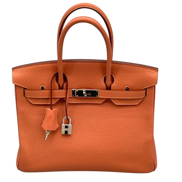 エルメス HERMES バーキン30 T刻 ローズティ SV金具 トリヨン レディース ハンドバッグ