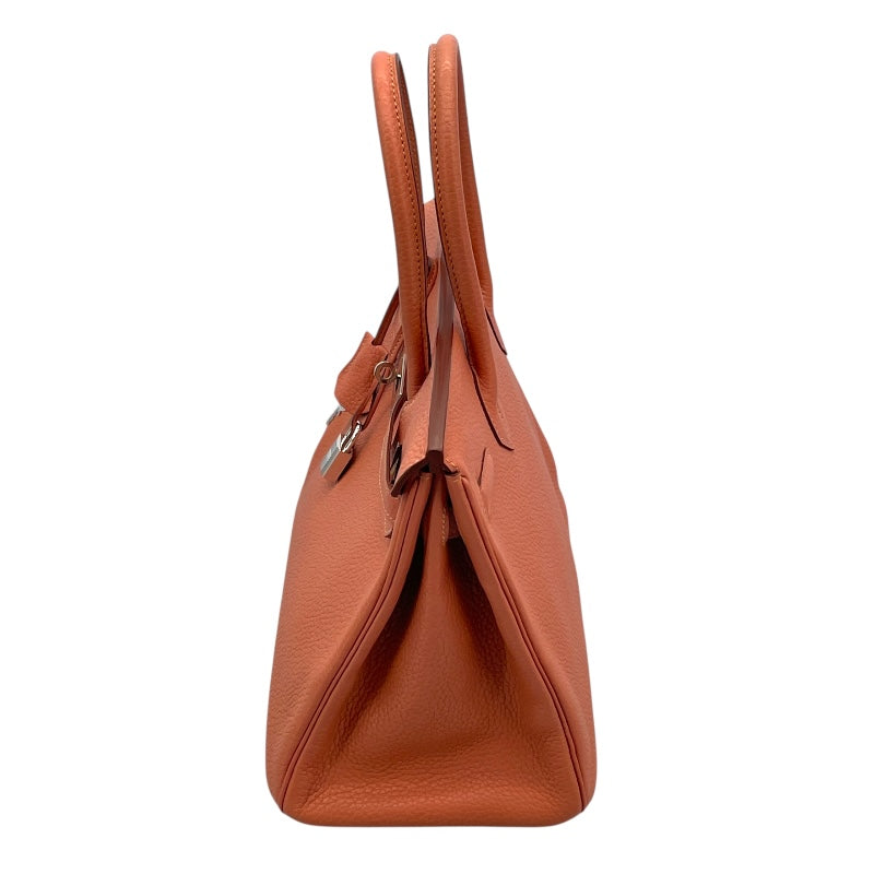 エルメス HERMES バーキン30 T刻 ローズティ SV金具 トリヨン レディース ハンドバッグ