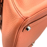 エルメス HERMES バーキン30 T刻 ローズティ SV金具 トリヨン レディース ハンドバッグ