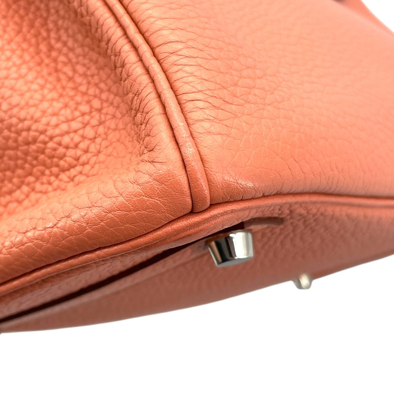 エルメス HERMES バーキン30 T刻 ローズティ SV金具 トリヨン レディース ハンドバッグ