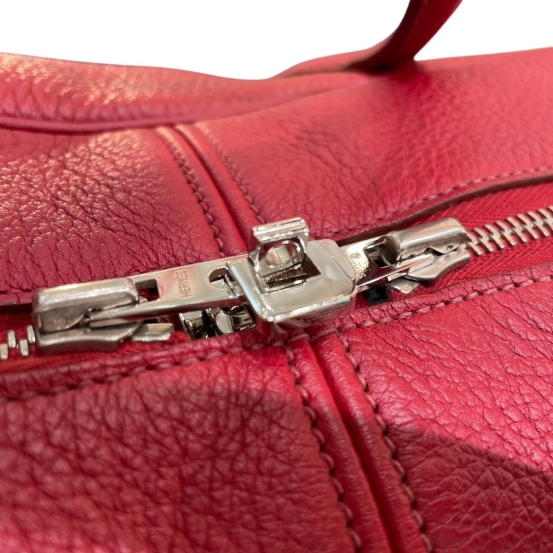 エルメス HERMES ヴィクトリア35 ▢L刻 ルージュカザック/SV金具 トリヨンクレマンス レディース ハンドバッグ
