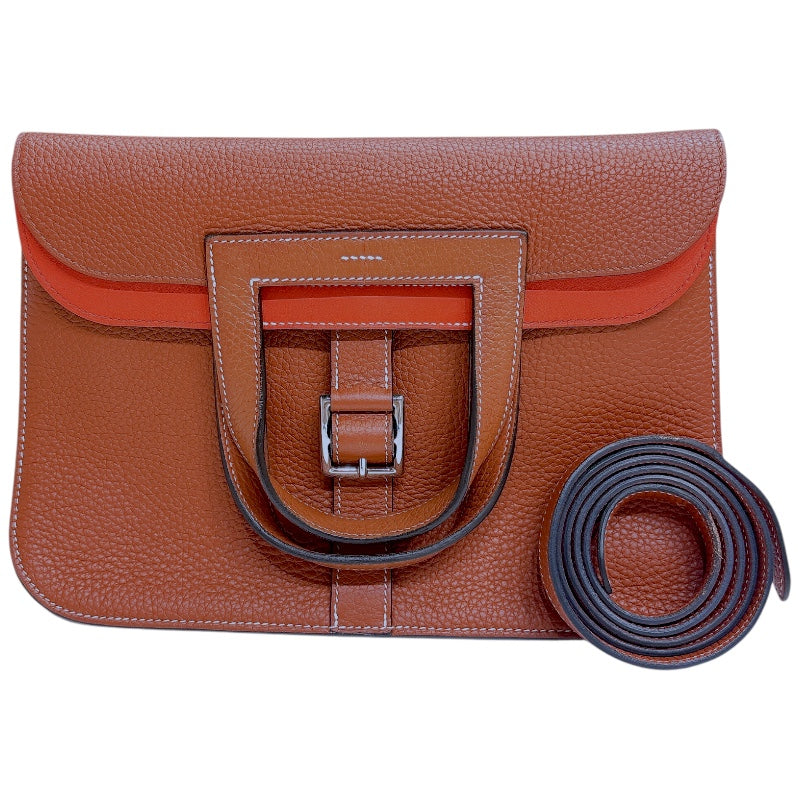 エルメス HERMES アルザン31ヴェルソ B刻印 (2023年製) キュイーブル/カプシーヌ トリヨン/スイフト ユニセックス ショルダーバッグ