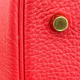 エルメス HERMES リンディ34 □O ローズジャイプール GD金具 トゴ レディース ショルダーバッグ