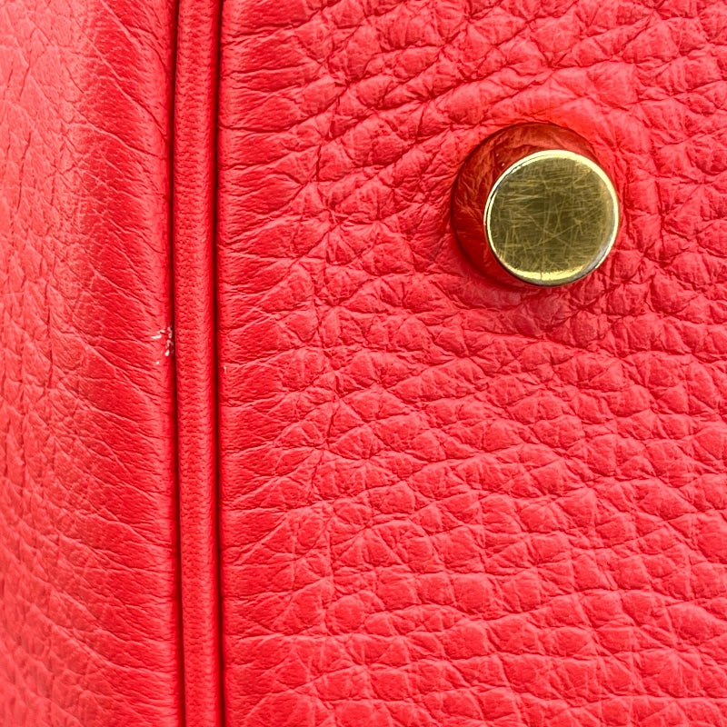 エルメス HERMES リンディ34 □O ローズジャイプール GD金具 トゴ レディース ショルダーバッグ