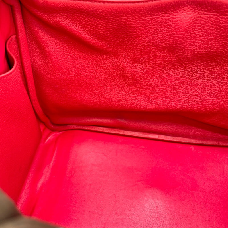 エルメス HERMES リンディ34 □O ローズジャイプール GD金具 トゴ レディース ショルダーバッグ